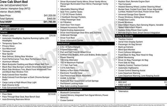 HYUNDAI SANTA CRUZ 2024 5NTJEDAF6RH079241 image